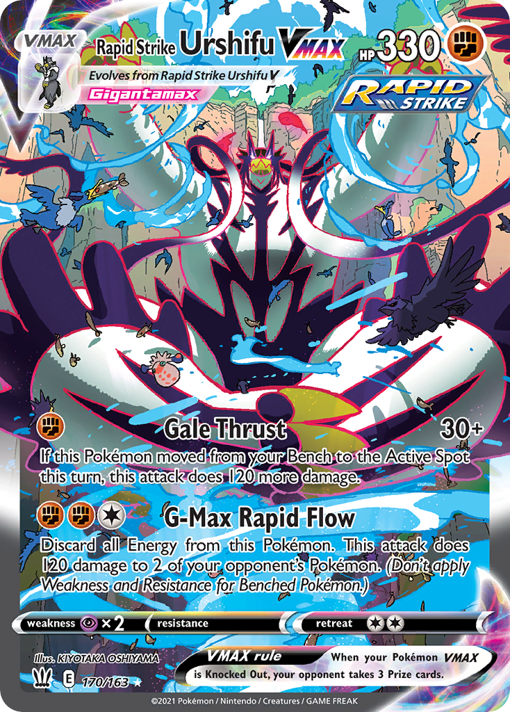 Rapid Strike Urshifu VMAX - Battle Styles #170