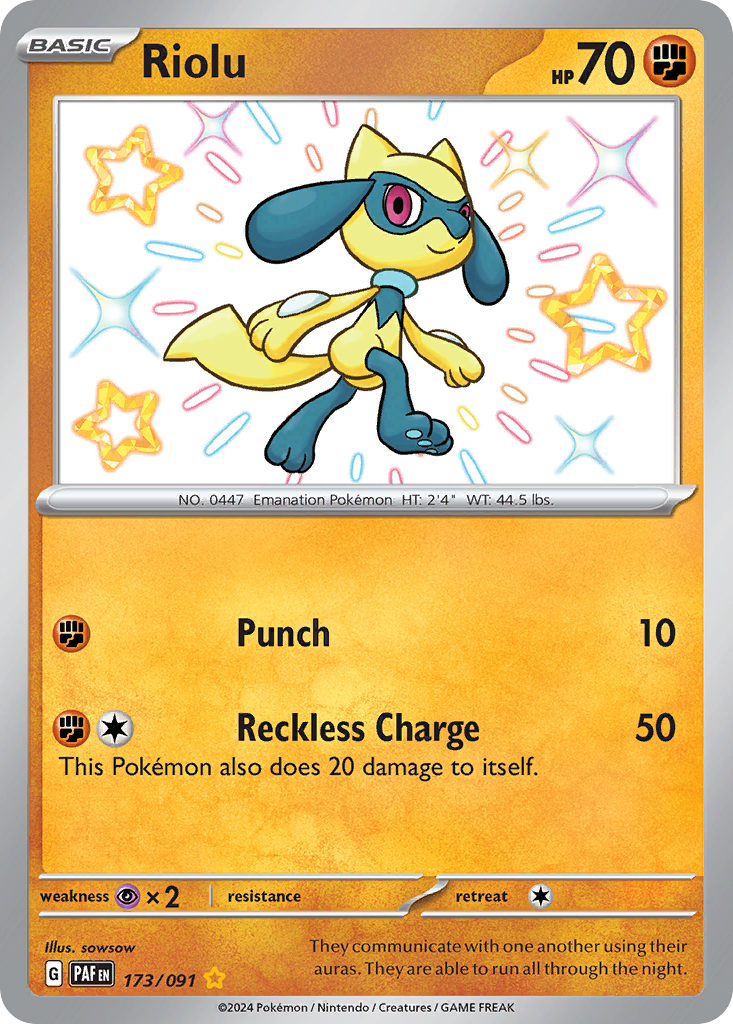 Riolu - Paldean Fates #173