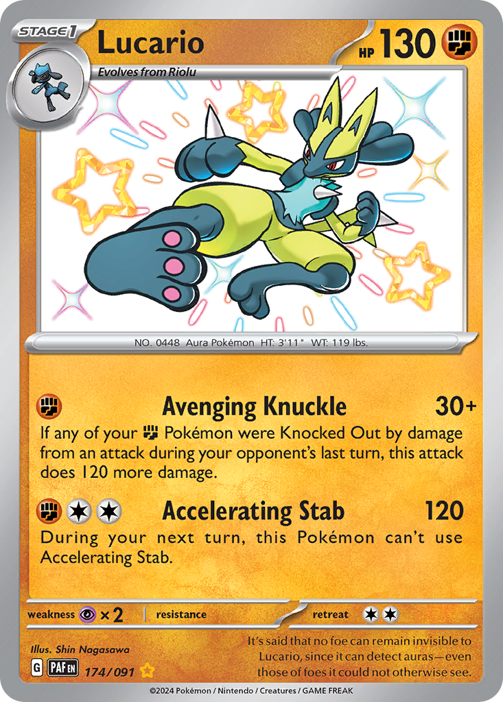 Lucario - Paldean Fates #174