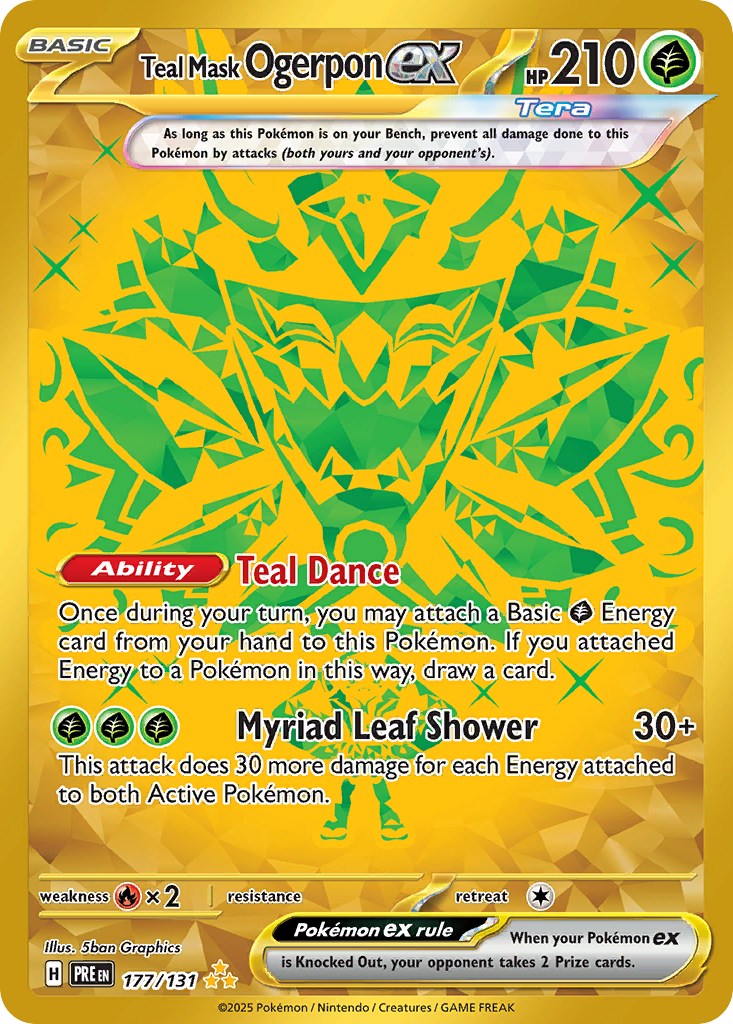 Teal Mask Ogerpon ex - Prismatic Evolutions #177