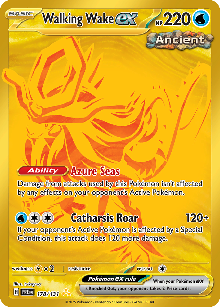 Walking Wake ex - Prismatic Evolutions #178