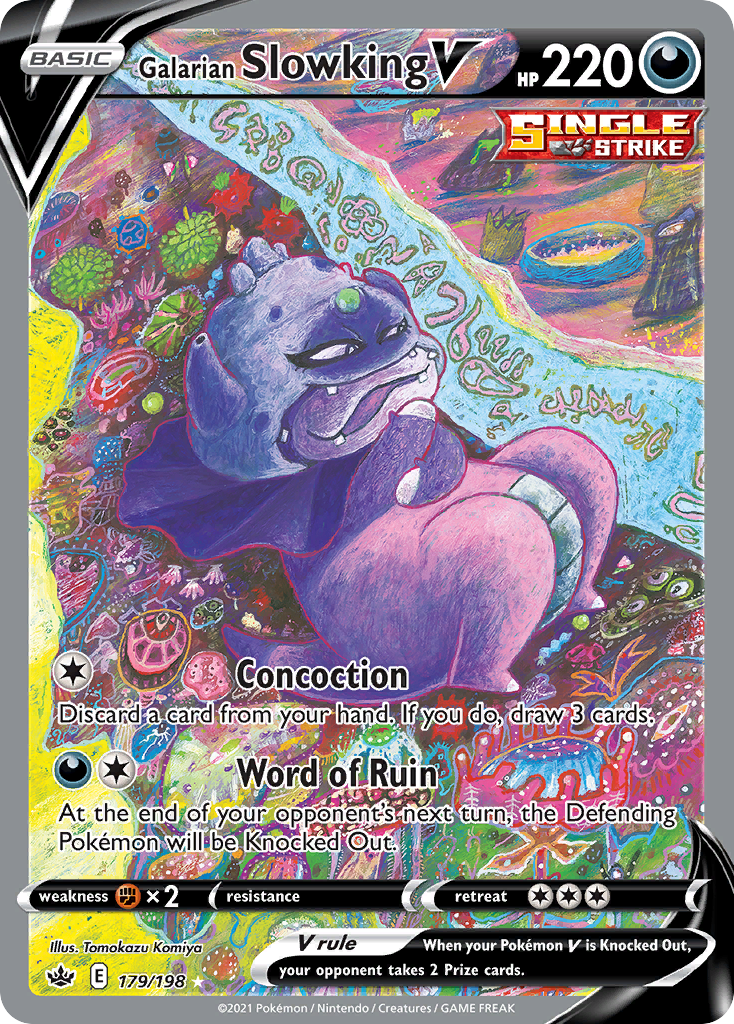 Galarian Slowking V - Chilling Reign #179