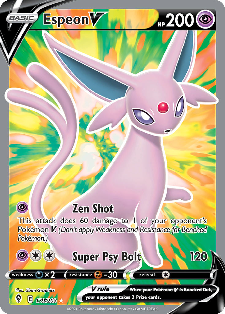Espeon V - Evolving Skies #179