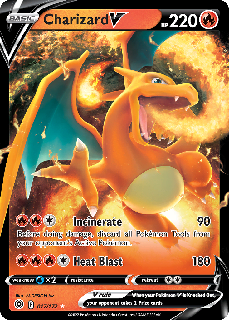 Charizard V - Brilliant Stars #17