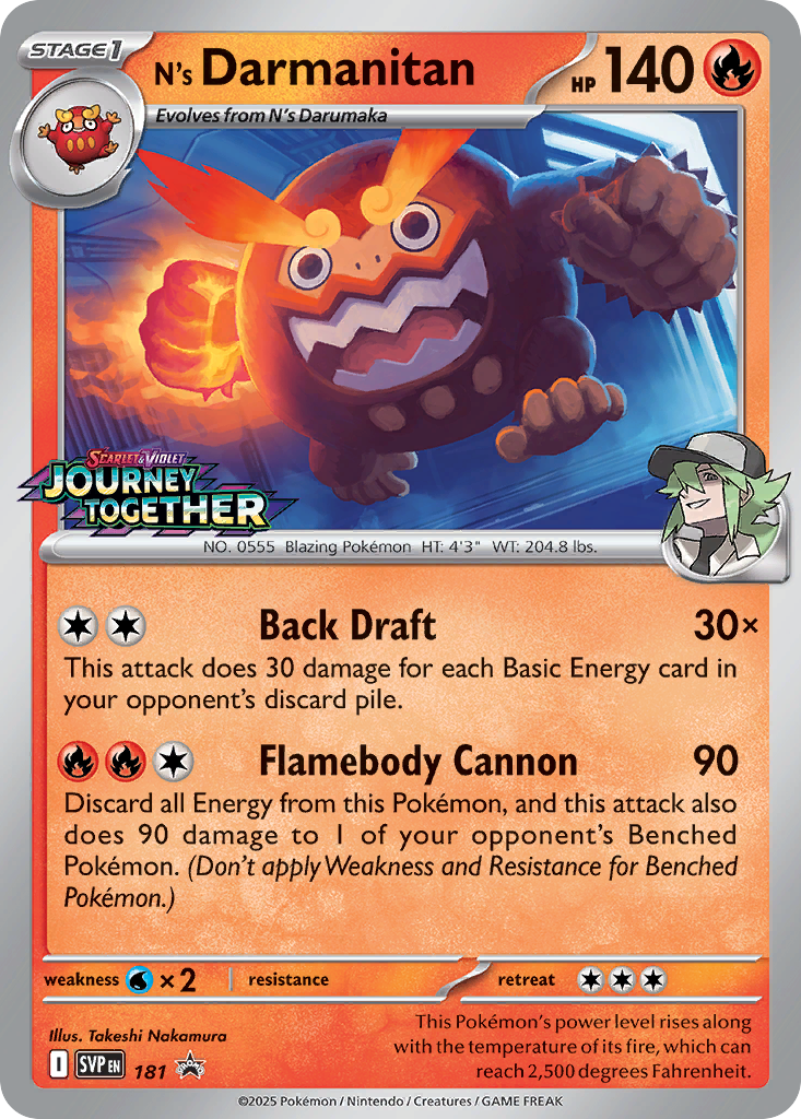 N's Darmanitan - Scarlet & Violet Promos #181