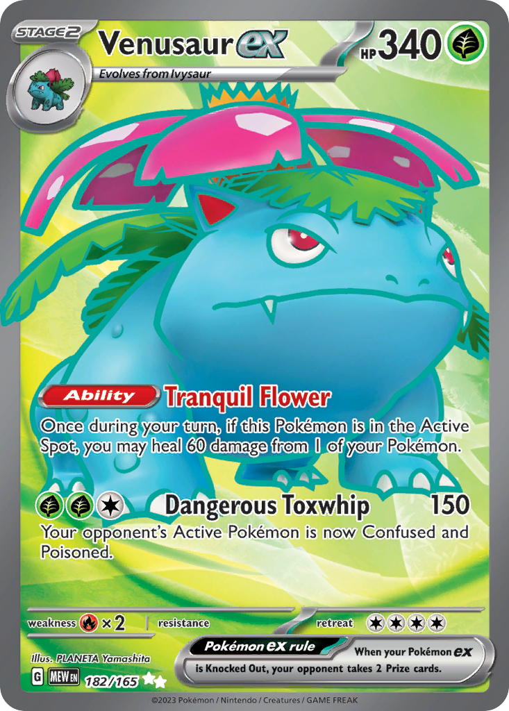 Venusaur ex - 151 #182