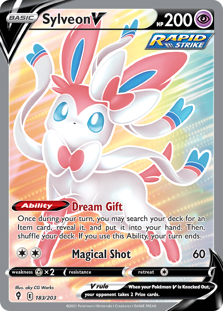 Sylveon V - Evolving Skies #183