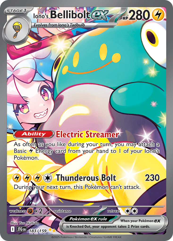 Iono's Bellibolt ex - Journey Together #183