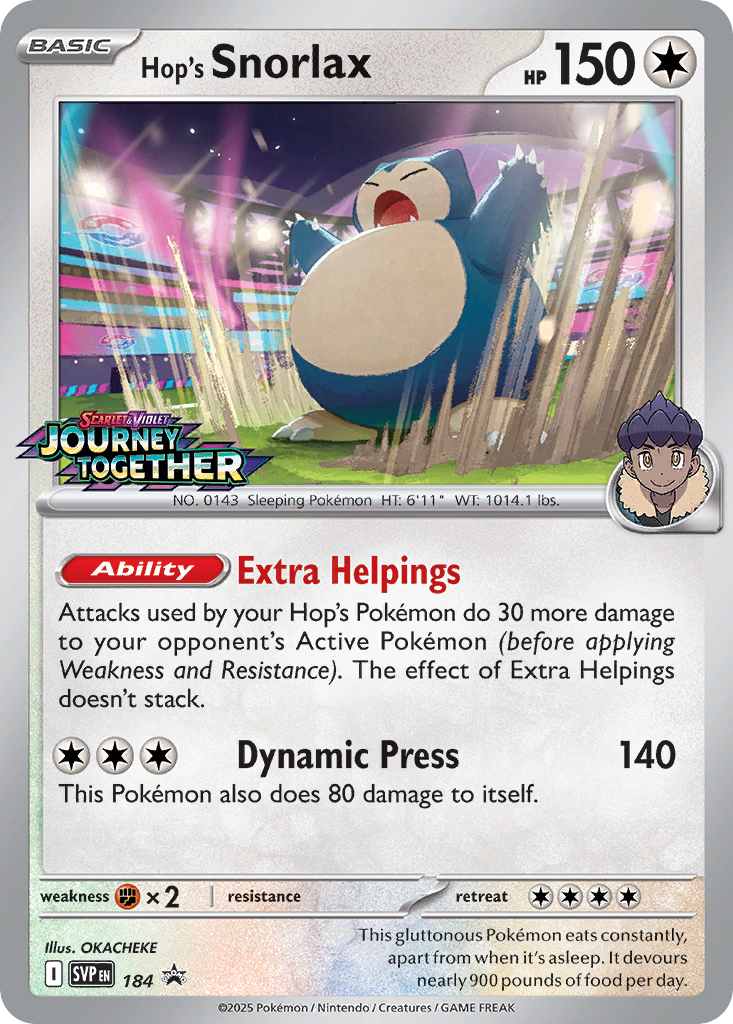 Hop's Snorlax - Scarlet & Violet Promos #184