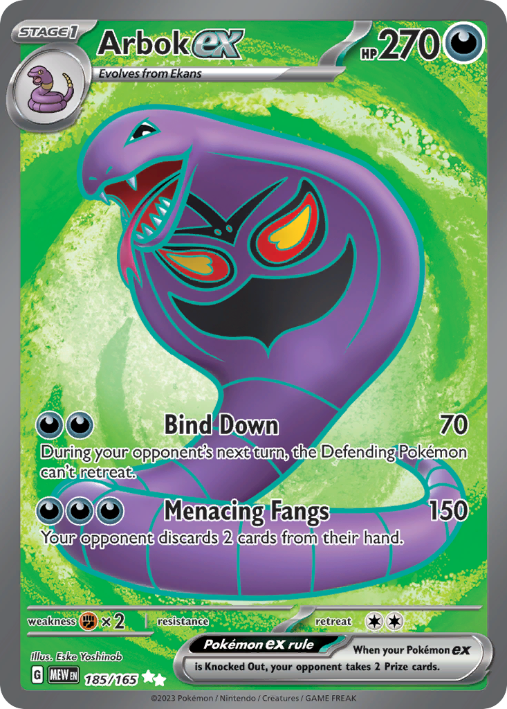 Arbok ex - 151 #185
