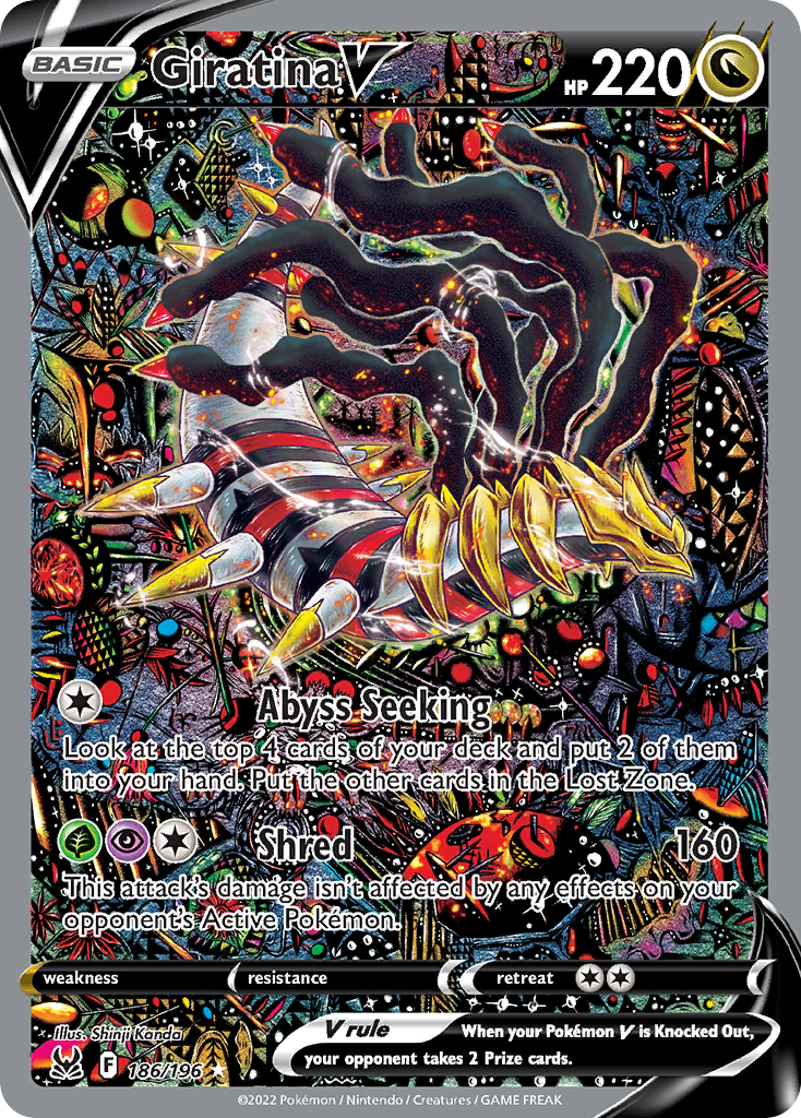 Giratina V - Lost Origin #186