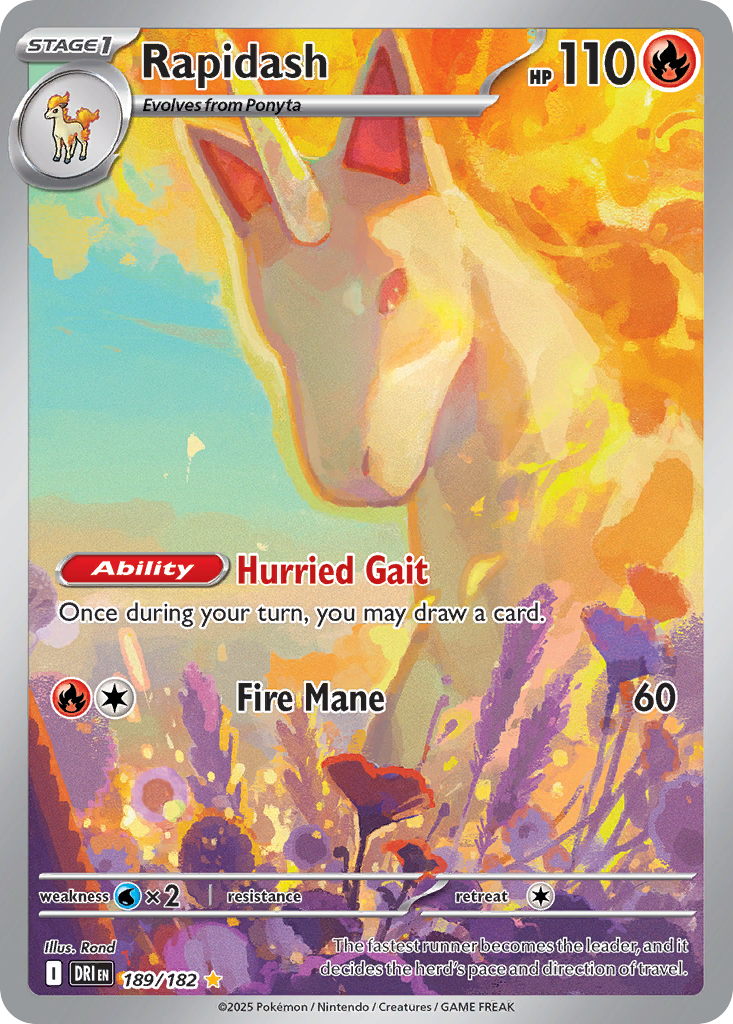 Rapidash - Destined Rivals #189