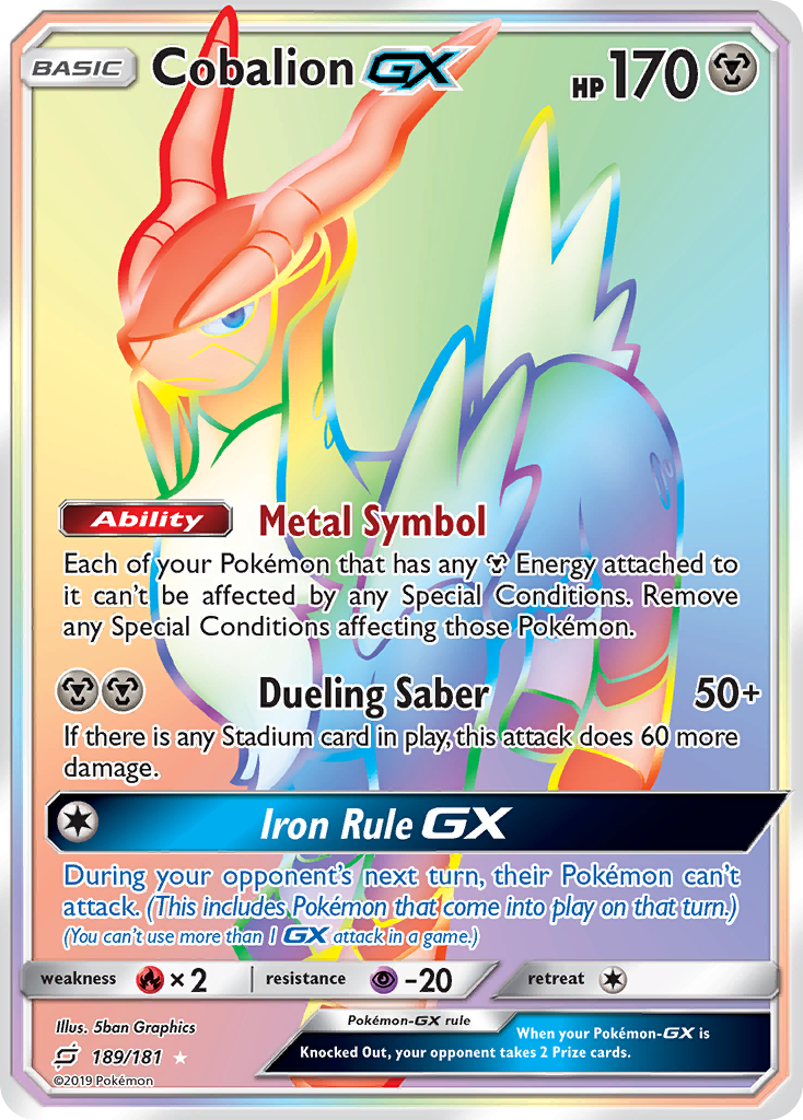 Cobalion-GX - Team Up #189
