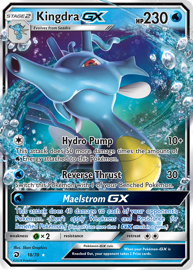 Kingdra-GX - Dragon Majesty #18