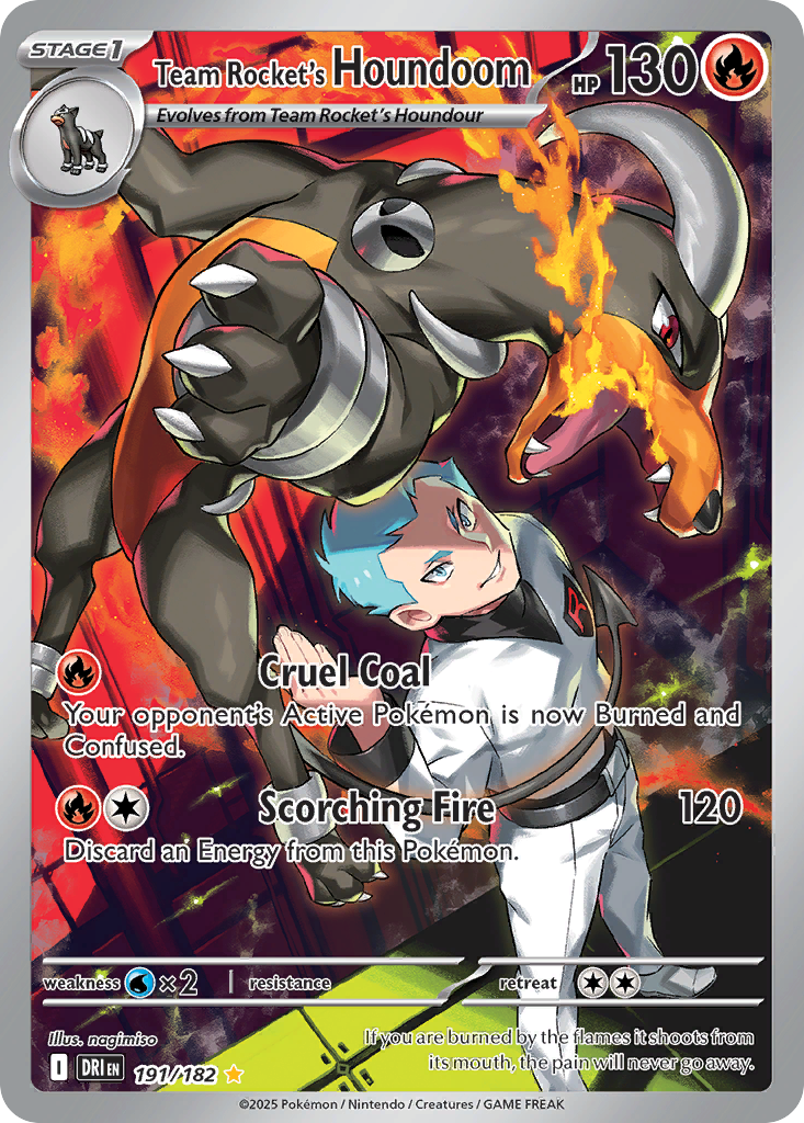 Team Rocket's Houndoom - Destined Rivals #191