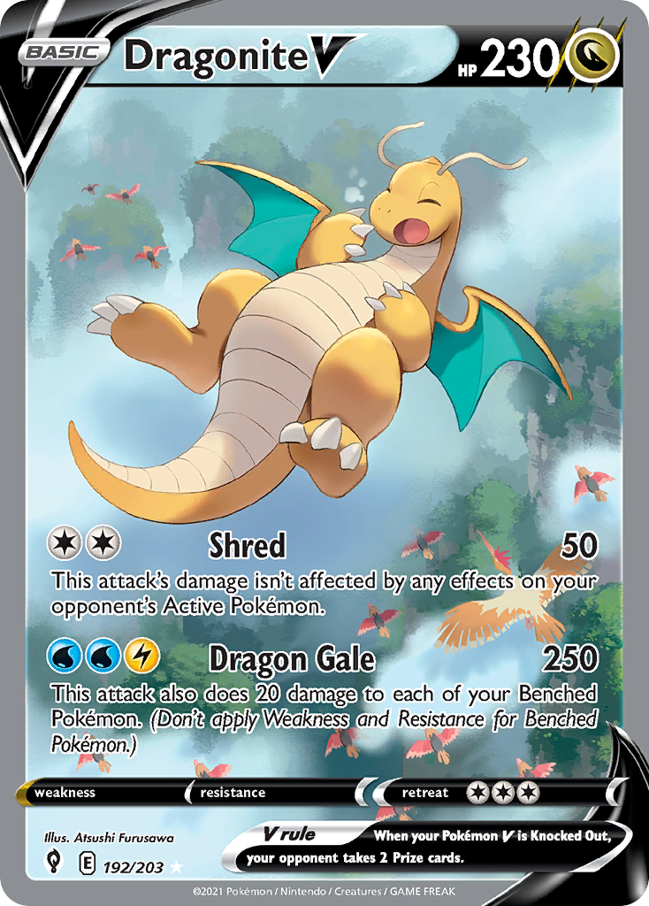 Dragonite V - Evolving Skies #192