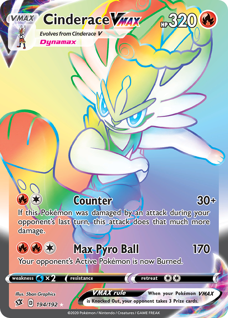 Cinderace VMAX - Rebel Clash #194
