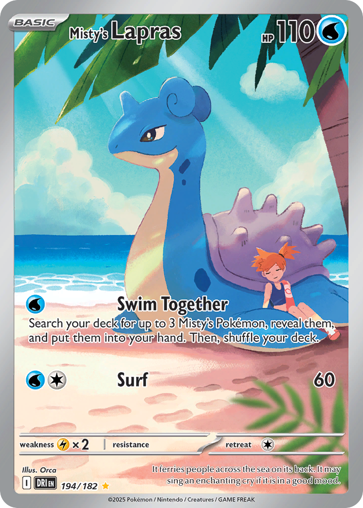Misty's Lapras - Destined Rivals #194