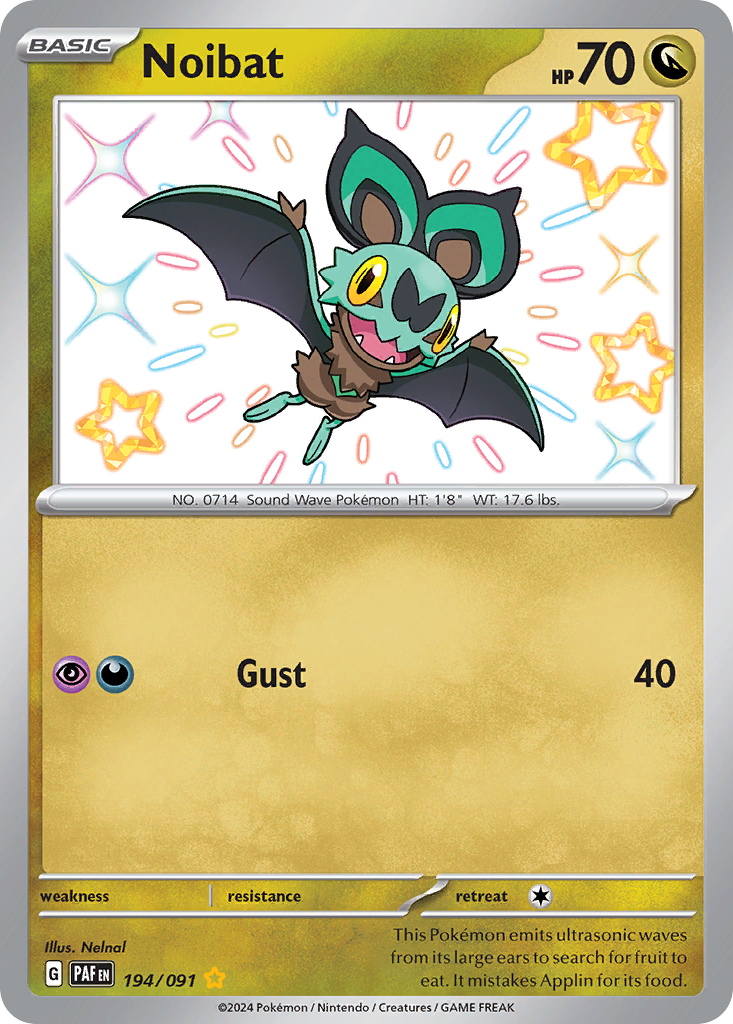 Noibat - Paldean Fates #194