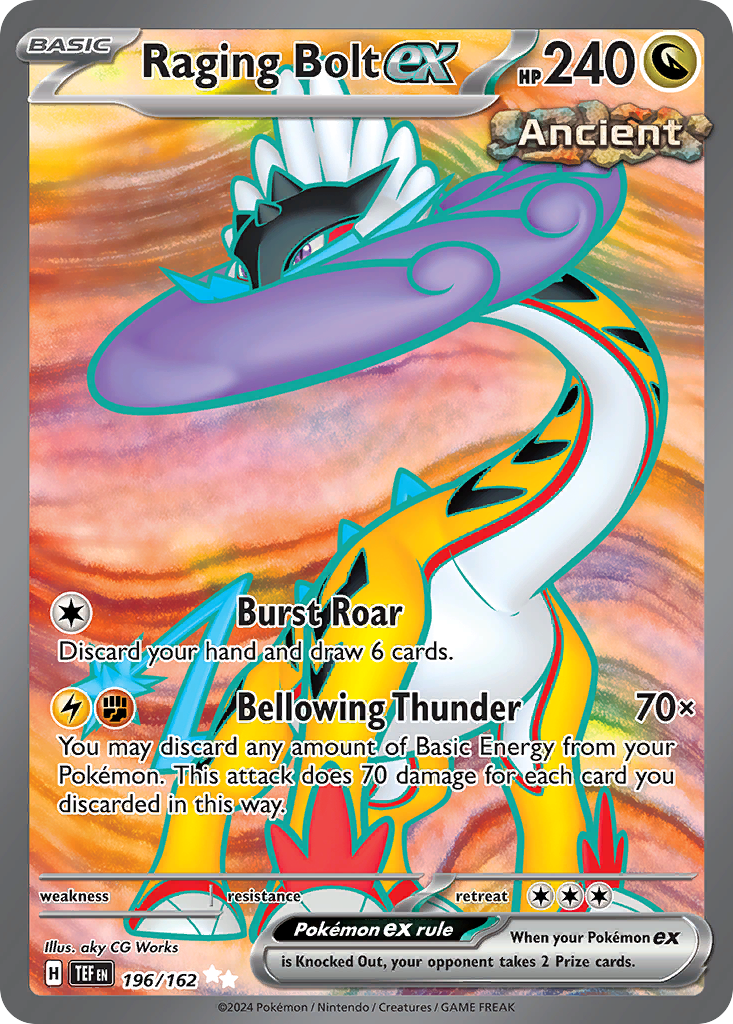 Raging Bolt ex - Temporal Forces #196