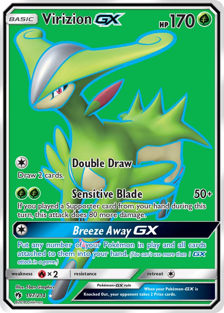 Virizion-GX - Lost Thunder #197
