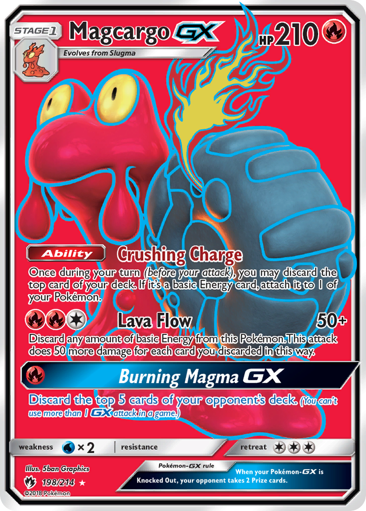 Magcargo-GX - Lost Thunder #198