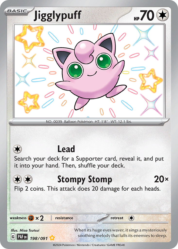 Jigglypuff - Paldean Fates #198
