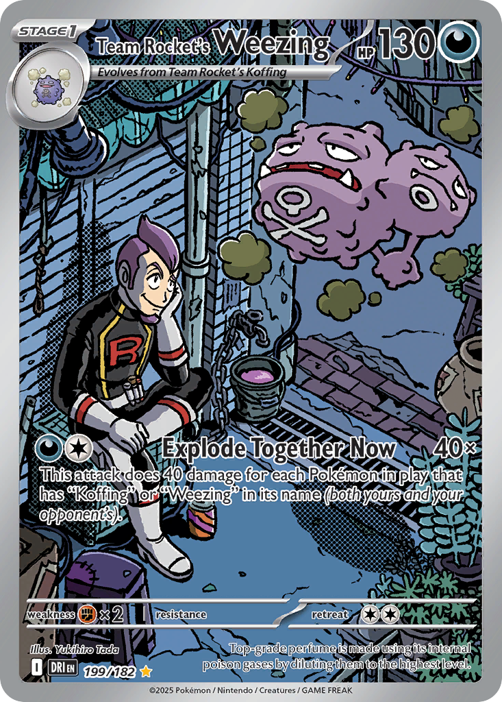 Team Rocket's Weezing - Destined Rivals #199