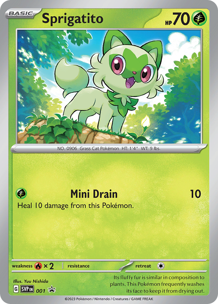 Sprigatito - Scarlet & Violet Black Star Promos #1