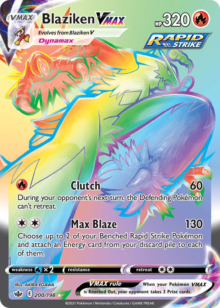 Blaziken VMAX - Chilling Reign #200