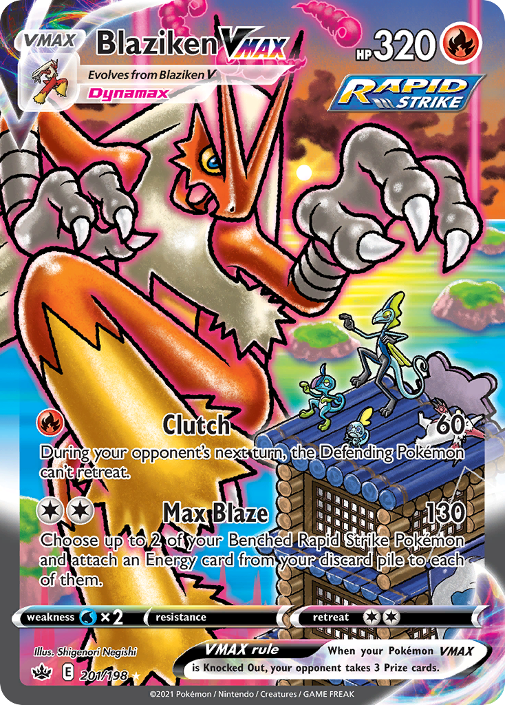 Blaziken VMAX - Chilling Reign #201