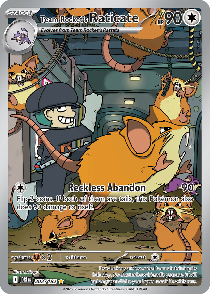 Team Rocket's Raticate - Destined Rivals #202