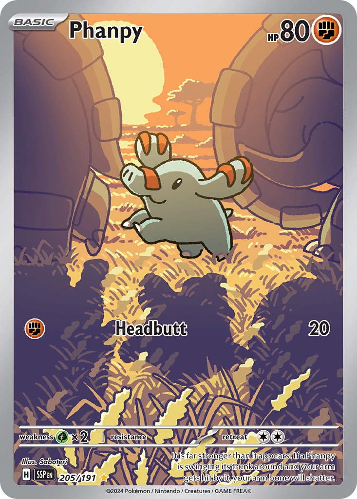 Phanpy - Surging Sparks #205