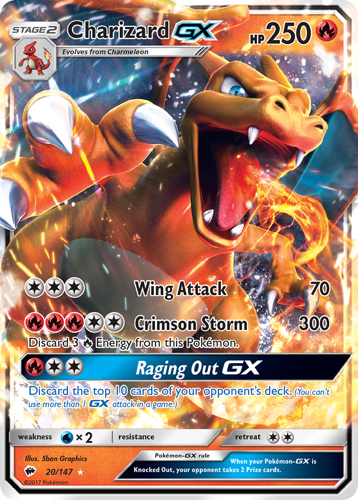Charizard-GX - Burning Shadows #20