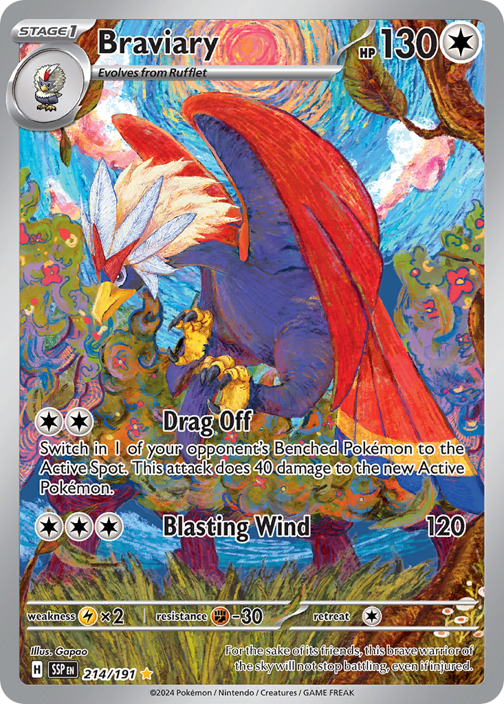 Braviary - Surging Sparks #214