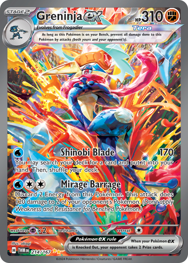 Greninja ex - Twilight Masquerade #214