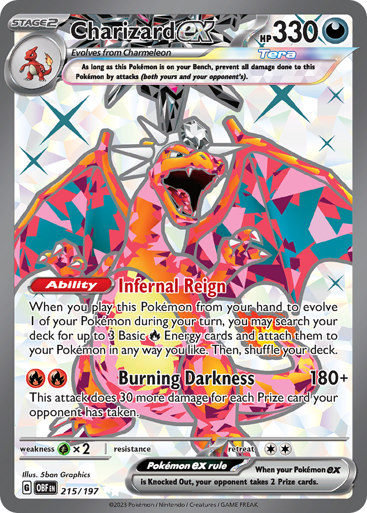 Charizard ex - Obsidian Flames #215