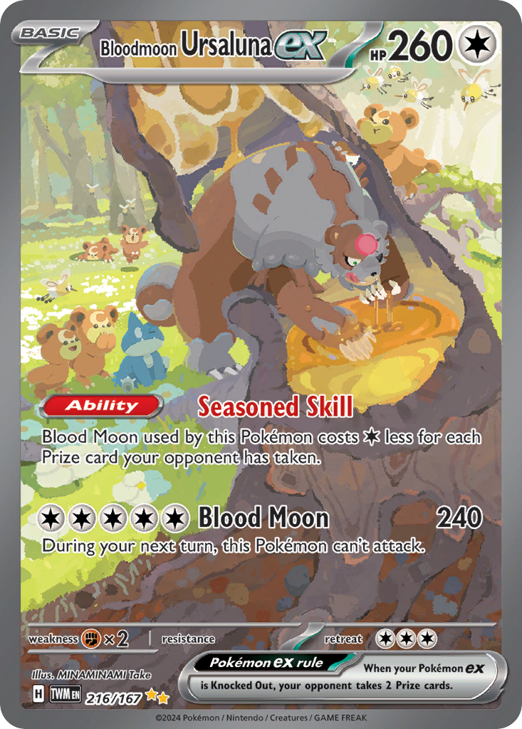 Bloodmoon Ursaluna ex - Twilight Masquerade #216