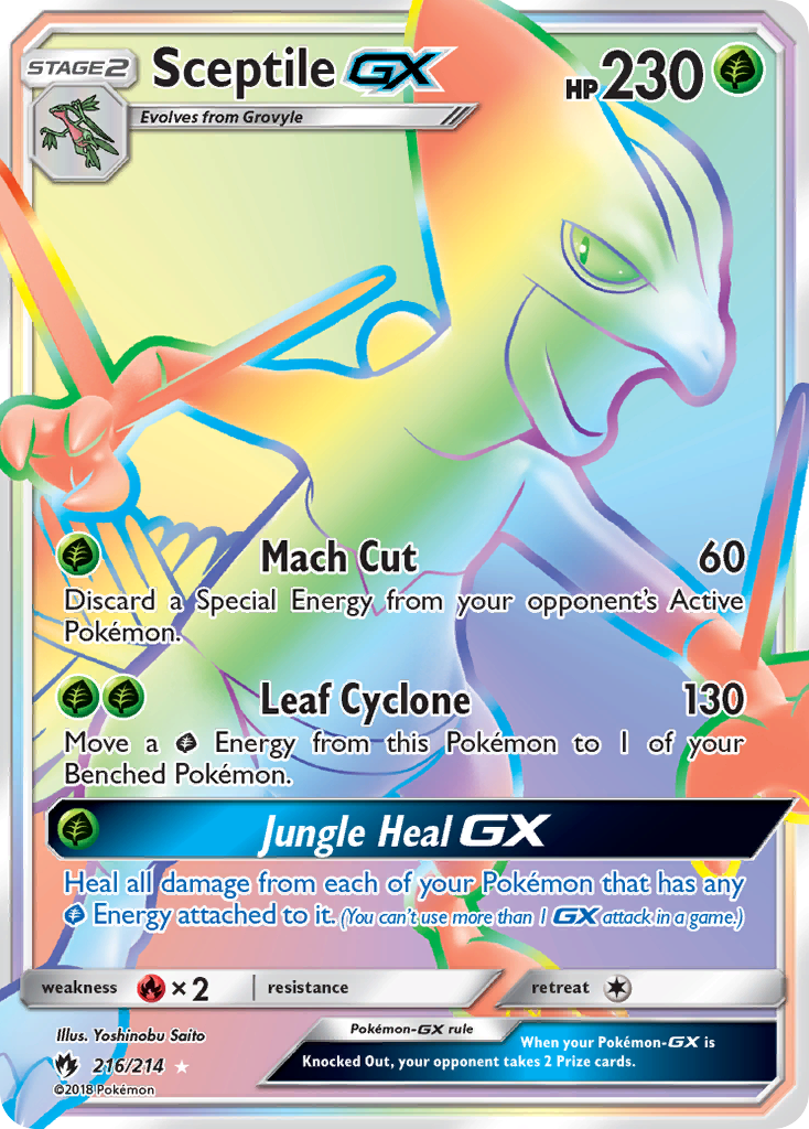 Sceptile-GX - Lost Thunder #216