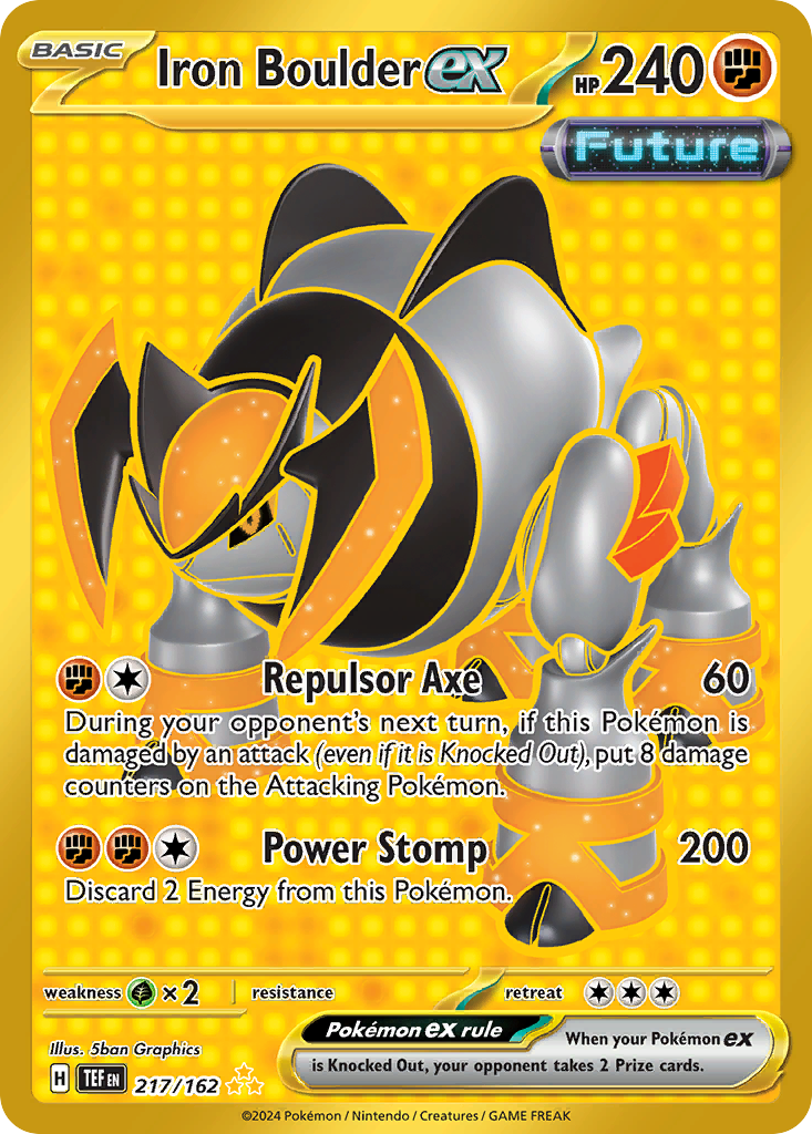 Iron Boulder ex - Temporal Forces #217
