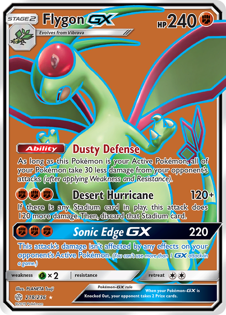 Flygon-GX - Cosmic Eclipse #218