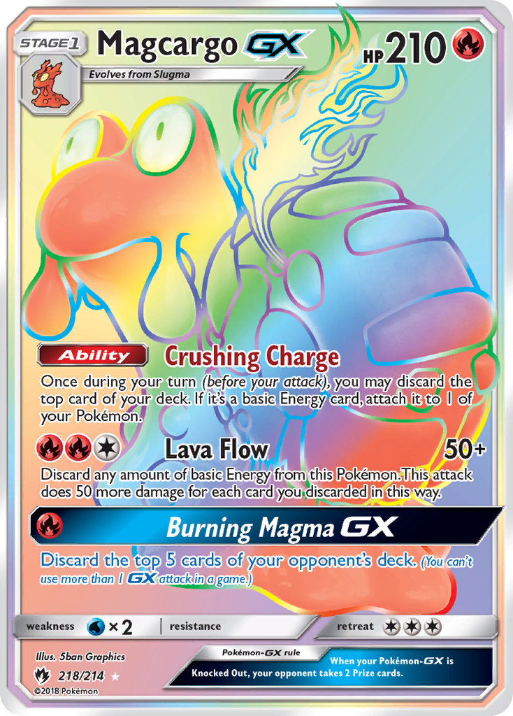 Magcargo-GX - Lost Thunder #218
