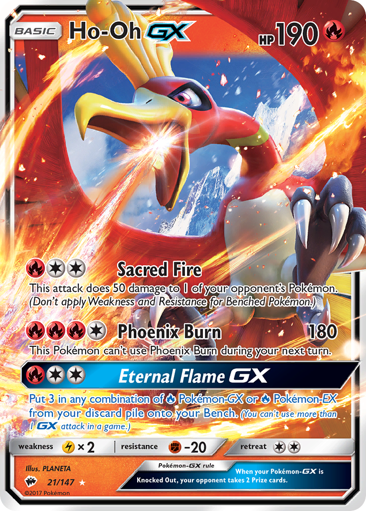 Ho-Oh-GX - Burning Shadows #21