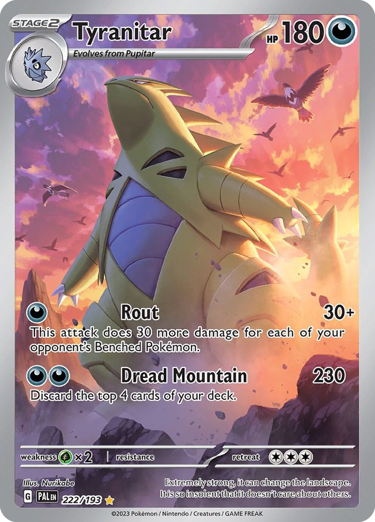 Tyranitar - Paldea Evolved #222