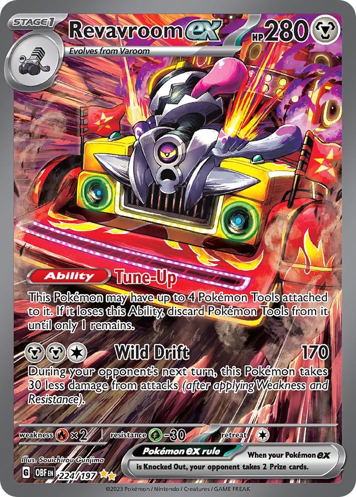 Revavroom ex - Obsidian Flames #224