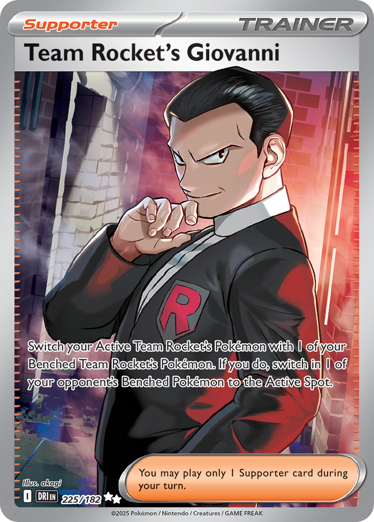 Team Rocket's Giovanni - Destined Rivals #225