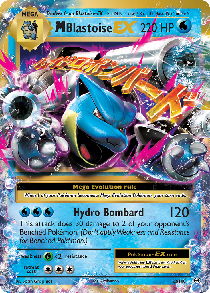 M Blastoise-EX - Evolutions #22