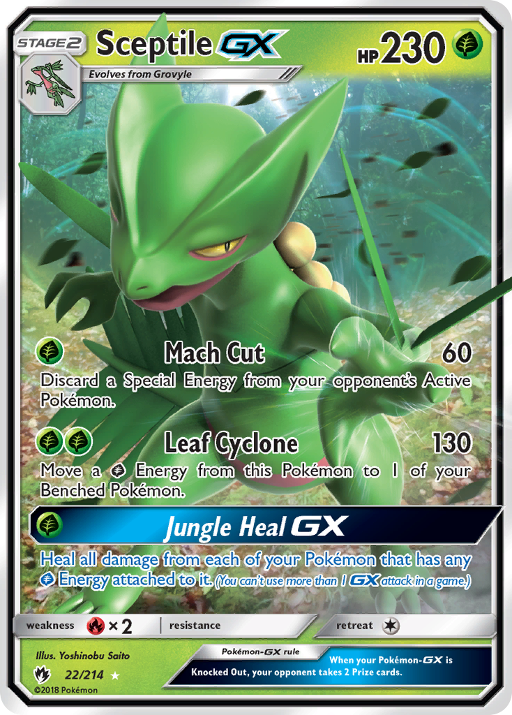 Sceptile-GX - Lost Thunder #22