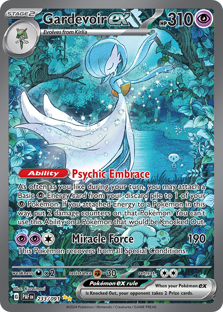 Gardevoir ex - Paldean Fates #233