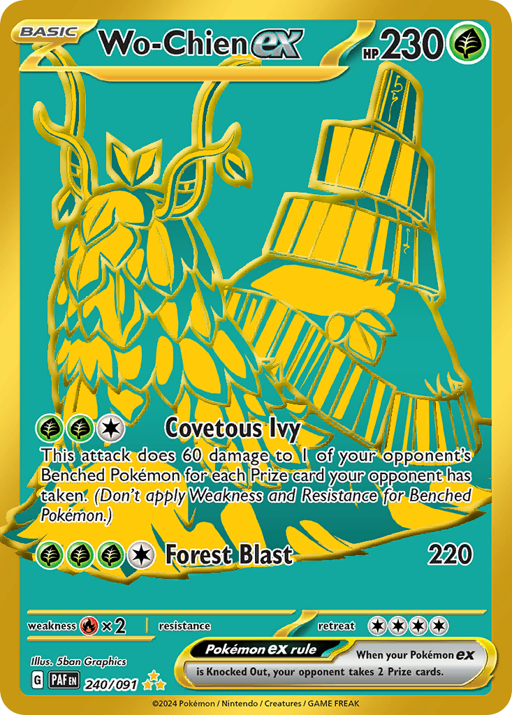 Wo-Chien ex - Paldean Fates #240